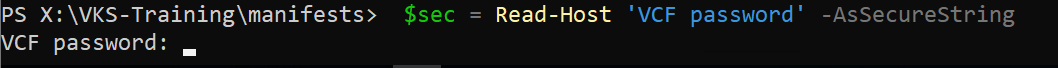 Secure password prompt in PowerShell